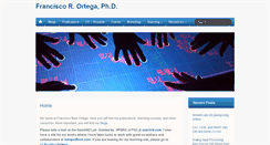 Desktop Screenshot of franciscoraulortega.com