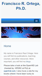 Mobile Screenshot of franciscoraulortega.com