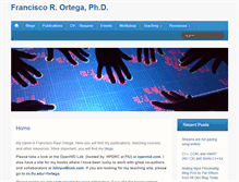 Tablet Screenshot of franciscoraulortega.com